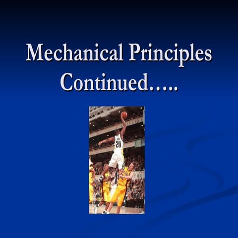 Mechanical Principles
