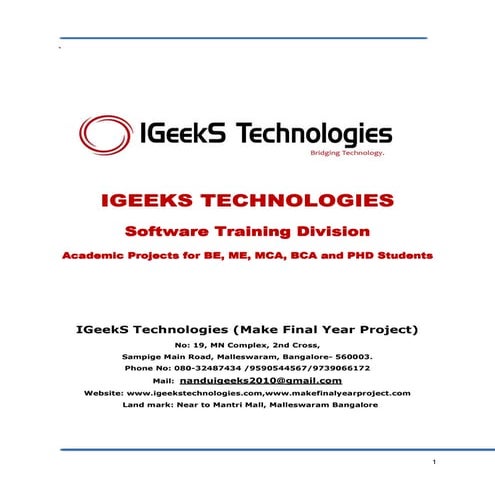 Mechanical projects 2015 16