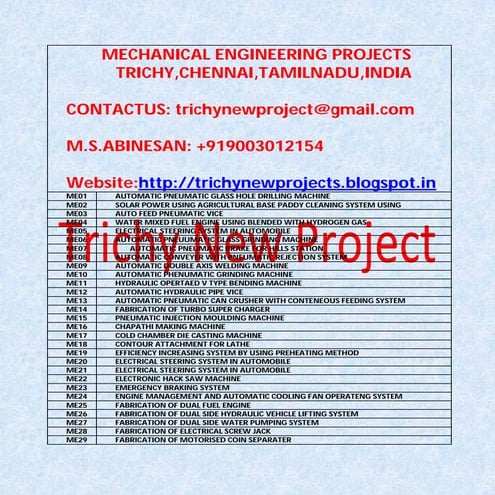 mechanical-mini-project-ppt