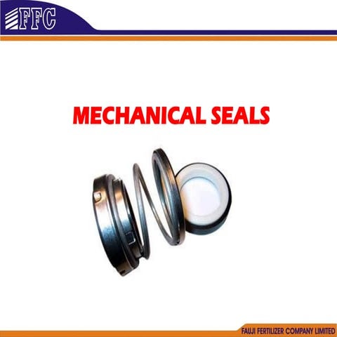 Mechanical Seal basic and advacned presentation | PDF