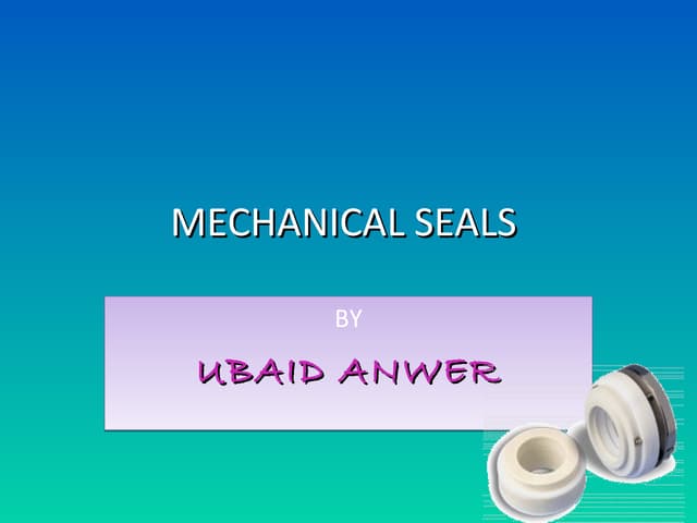 Types Of Mechanical Seals
