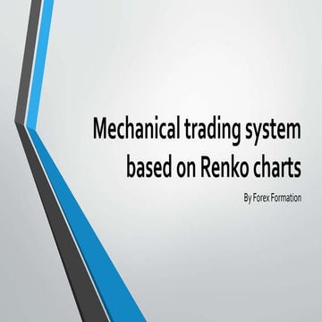Mechanical trading system based on renko charts