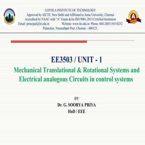 mechanicaltranslationalrotationalsystemsandelectricalanalogouscircuitsi ...