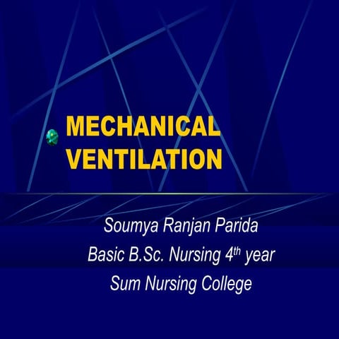 Mechanical ventilation[1]