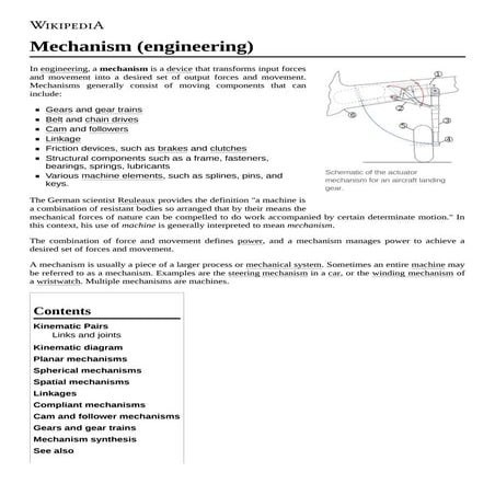 Mechanism (engineering)