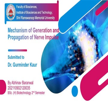 Mechanism of Generation and Propagation of Nerve Impulse.pptx