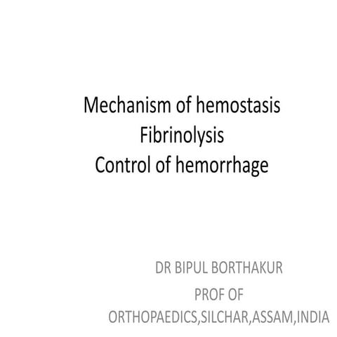 Mechanism of hemostasis   copy