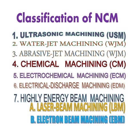 Mechanism of metal removal in ncm | PPTX