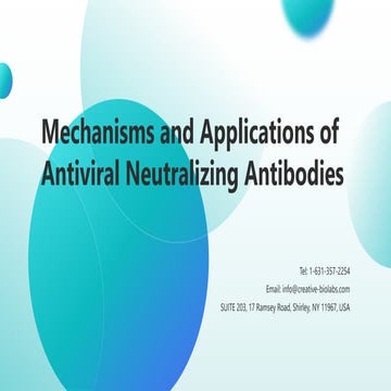 Mechanisms and Applications of Antiviral Neutralizing Antibodies - Creative Biolabs