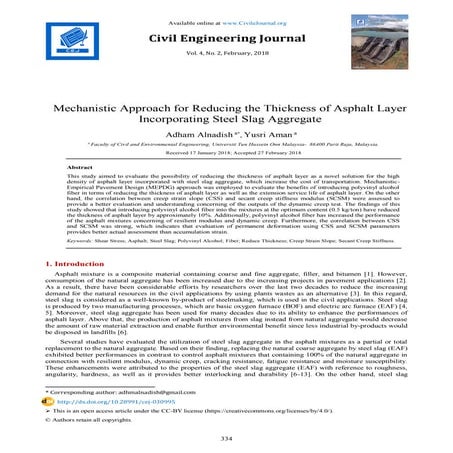 Mechanistic approach for reducing the thickness of asphalt layer
