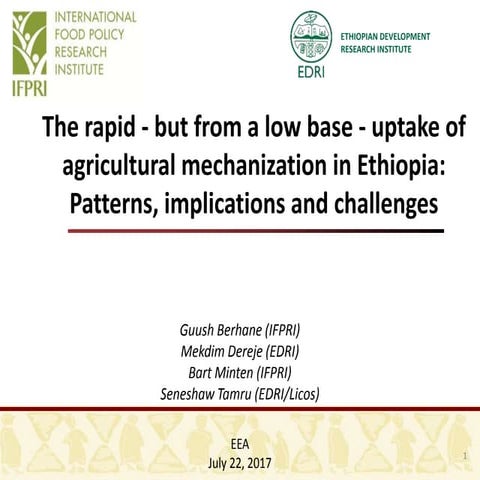 Accelerating rural energy access in Ethiopia: with a focus on ...