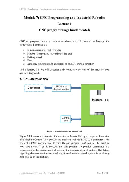 CNC Part programming | PPT