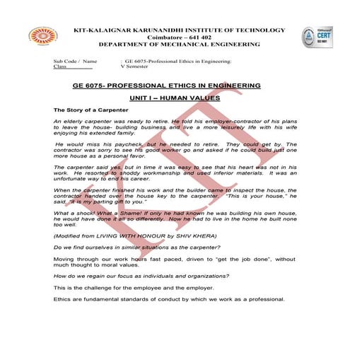 Mech GE6075 PEE_notes