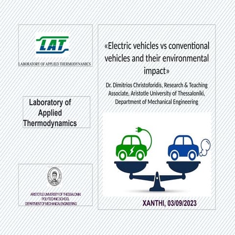 Electric vehicles vs conventional vehicles and their environmental impact.pptx