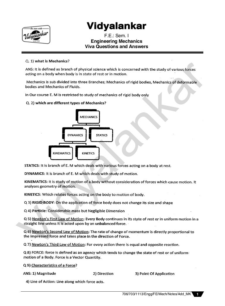 Mech viva questions and_answers