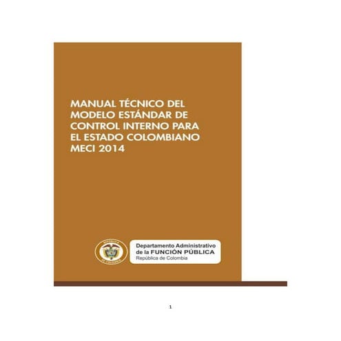 Meci (modelo estándar de control interno) | PPTX
