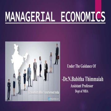 Managerial economics