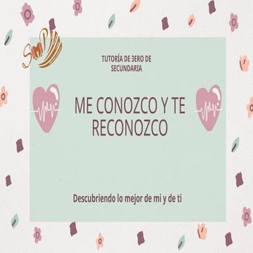 mE CONOZO Y TE RECONOZCO-SESION DE CLASE | PPTX