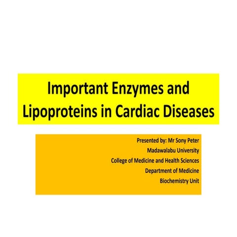 Cardiovascular system- biochemical aspects