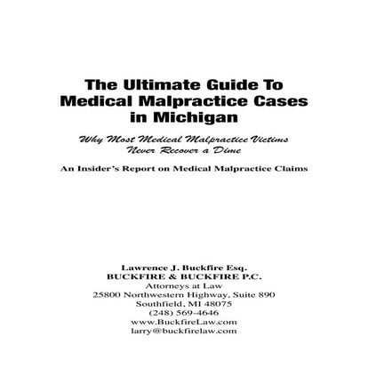 Basic Steps in a Medical Malpractice Case | PPTX