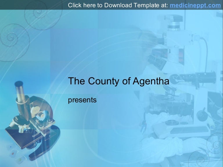 Microscope PowerPoint Background