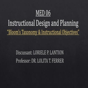 MED06-Blooms-Taxonomy-of-Instructional-Objectives.pptx