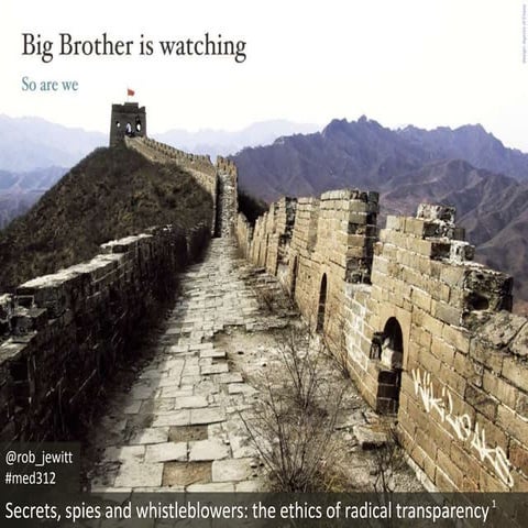 Med312 spies and whistleblowers lecture