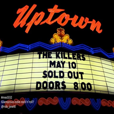 Med332 glamorous indie rock and roll