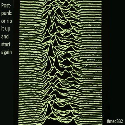 Med332 post punk or rip it up and start again