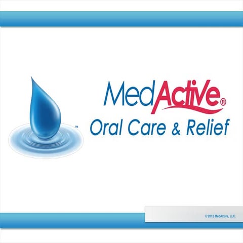 MedActive Oral Care for Dry Mouth Conditions