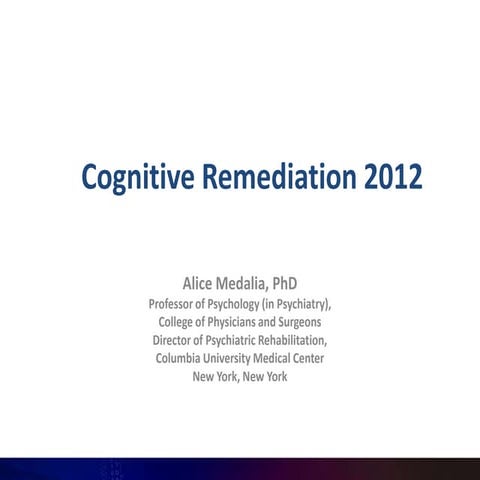 Alice Medalia SRF Webinar