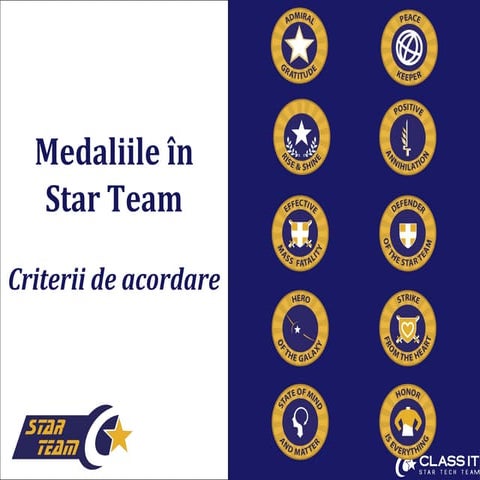 Medaliile în Star Team