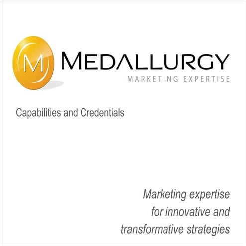 Medallurgy Capabilities