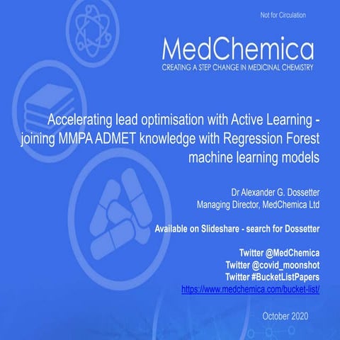 MedChemica Active Learning - Combining MMPA and ML