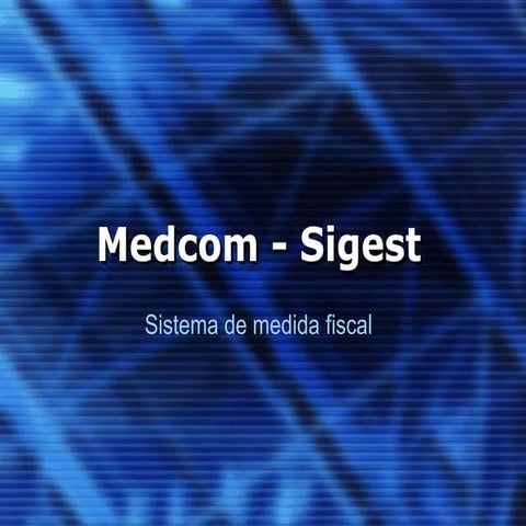 Medcom Sigest 2012 - SICA S.A.