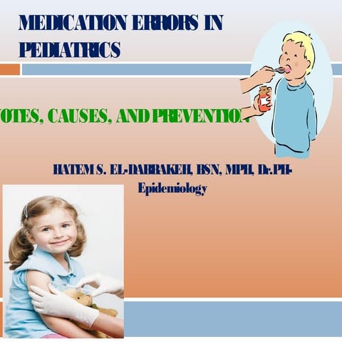 Medication errors in Pediatrics 