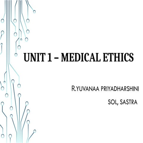 medical ethics and professional misconduct ppt