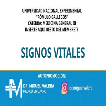 Signos vitales | PPTX