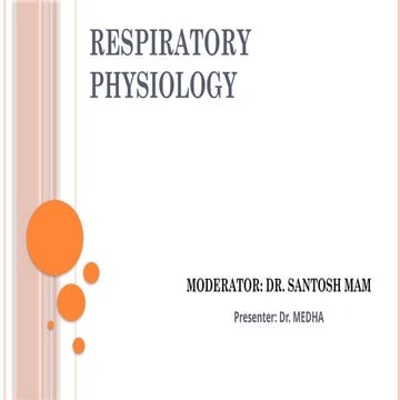 anesthesisa and airway physiology anesthesia