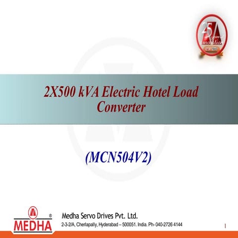 MEDHA HOTEL LOAD Power Converter  in Loco.pdf