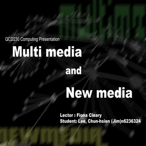 New Media & Multimedia