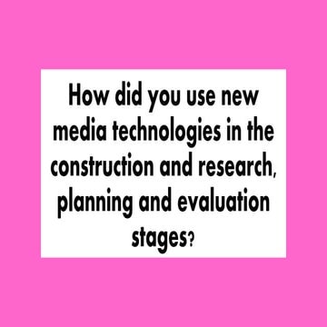 Evaluation Question 4