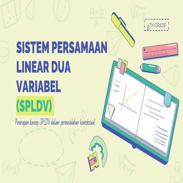 RPP - Menyelesaikan SPLDV | DOCX