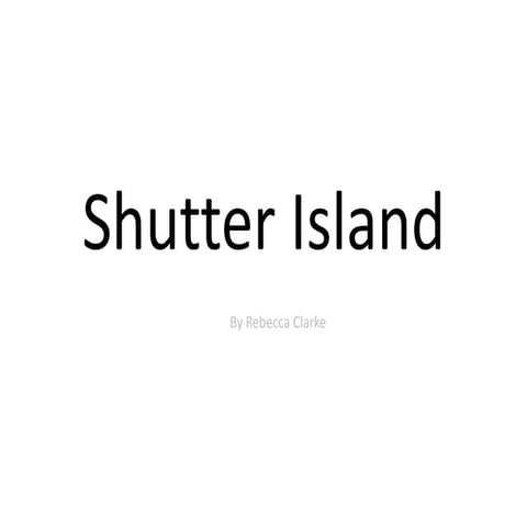 Media 9 shot analysis shutter island