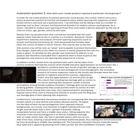 Media - Evaluation 2