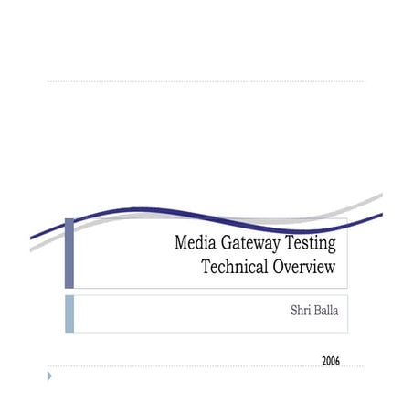 Media gateway testing