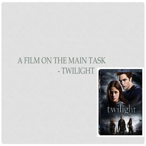 Target audience twilight | PPTX