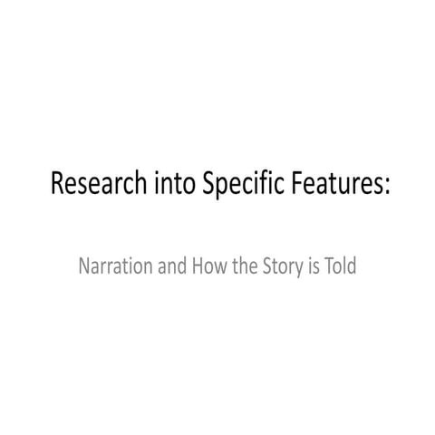 Media  narration research