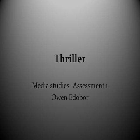 Media thriller