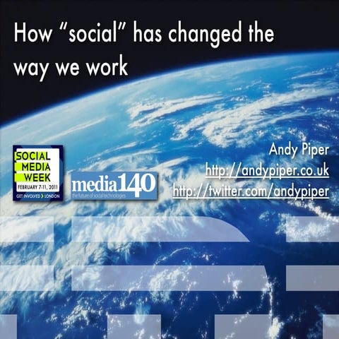 How Social Has Changed the Way we Work